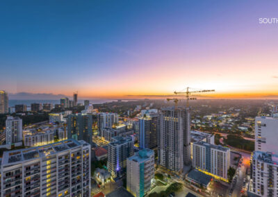 southwest views One Twenty Brickell Residences