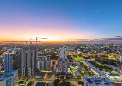 west views One Twenty Brickell Residences